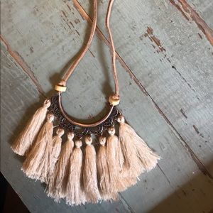 Tassel necklace